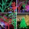 Dazzle Bright Fairy Lights Battery Operated 2 Pack Total 40FT 120LED Silver Wire Waterproof String Lights Christmas St Patricks Day Decorations for Indoor Outdoor Bedroom Yard Decor Green