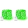 Dazzle Bright Fairy Lights Battery Operated 2 Pack Total 40FT 120LED Silver Wire Waterproof String Lights Christmas St Patricks Day Decorations for Indoor Outdoor Bedroom Yard Decor Green