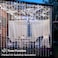 echosari Curtain Lights Battery Operated 200 LED Curtain Fairy Lights 6666ft with Remote Timer Outdoor Wall Light Fully Waterproof for Wedding Backdrops Bedroom Decor Cool White