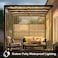 echosari Curtain Lights Battery Operated 200 LED Curtain Fairy Lights 6666ft with Remote Timer Outdoor Wall Light Fully Waterproof for Wedding Backdrops Bedroom Decor Warm White