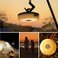 Hiromeco Camping Lights String Outdoor 4 in 1 Christmas Outdoor String Lights with 8 Lighting Modes 30s Recovery USB Charging Portable RGB Camping String Lights for Camping Hiking 2952ft