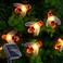ITICdecor Solar Bee String Lights 30 LED 8 Modes Cute Bee Light Waterproof Outdoor Lights Starry Fairy Lights Wedding Home Garden Patio Party Christmas Tree Decoration