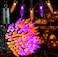 Joomer Orange Purple Halloween Lights Battery Operated 33ft 100 LED String Lights Waterproof Outdoor Indoor with 8 Modes Timer for Party Garden Halloween Decor