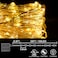 kemooie 2 Packs Solar String Lights Total 200 LED 66FT 8 Twinkle Modes Warm White Solar Powered Fairy Lights Waterproof for Outdoor Tree Garden Christmas Decorations Warm White