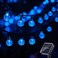 L LAMPOP 20 LED Decorations Crystal Globe Solar String ExtraBright Outdoor Lights with 8 Lighting Modes Waterproof Solar Powered Patio Hanging Light for Garden Yard Porch Wedding Party DecorBlue
