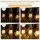 Larkvue 96FT LED Outdoor String Lights Waterproof Patio Lights with 302 2700K Dimmable Shatterproof Edison Hanging Bulbs for Backyard PartyBlack
