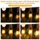 Larkvue 96FT LED Outdoor String Lights Waterproof Patio Lights with 302 2700K Dimmable Shatterproof Edison Hanging Bulbs for Backyard PartyBlack