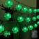 LJLNION St Patricks Day String Lights Outdoor 50 LED 16 FT Shamrocks Decorative Green Leaf Lights Battery Operated 8 Lighting Modes Timer Waterproof for Home Garden Party Decoration 2 Pack
