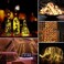 Lomotech Solar String Lights Outdoor 2 Pack Total 66ft 200LED Solar Fairy Lights Waterproof 8 Modes Twinkle Lights for Outdoor Patio Garden Yard Party Wedding Tree Decoration Warm White
