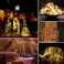 Lomotech Solar String Lights Outdoor 2 Pack Total 66ft 200LED Solar Fairy Lights Waterproof 8 Modes Twinkle Lights for Outdoor Patio Garden Yard Party Wedding Tree Decoration Warm White