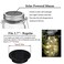 Miaro 8 Pack Mason Jar Lights 20 LED Solar Fairy String Lights Lids Insert for Garden Deck Patio Party Wedding Christmas Decorative Lighting Fit for Regular Mouth Jars with Hangers No Jars