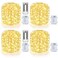 Mlambert 4Pack 160FT 480LED Fairy Lights Battery Operated with Remote Timer Waterproof Twinkle Light 8 Modes for Indoor Outdoor Decor Warm White