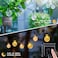 Pellimo 2Pack 30 LED 20FT Solar String Lights Outdoor Crystal Globe Lights with 8 Lighting Modes Waterproof Solar Powered Patio Lights for Garden Yard Porch Wedding Party Decor Warm White