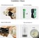 VOOKRY 10 Strands 200 LEDs Hanging Twinkle Fairy Lights Battery Operated with Remote Waterproof Waterfall Vine String Lights Silver Wire Branch Lights with Timer for Outdoor DIY Watering Can Lights