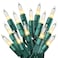 PREXTEX 100 Count Clear Christmas Lights 20 ft Ultra Bright String Lights with Green Wire for Indoor and Outdoor Use Christmas Trees Holidays Patios and Garden