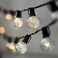Lampat String Lights LED 25 Light Bulbs 25Ft G40 Globe String Lights with Bulbs for IndoorOutdoor Commercial Decor