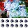 SmilingTown 30 LED 12 Packs Solar Lights for Mason JarsNo Jar Lids String Fairy Lights Solar Lantern Hanging Lights for Patio Yard Garden Wedding Decor Cool White