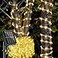 LairtPOW Solar Rope Lights Outdoor Waterproof 39FT 100 LED Solar Powered Rope Light with 8 Modes Flexible IP65 Outdoor String Lights for Garden Patio Yard Tree Pool Wedding Decor Warm White