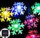 Inngree Solar Christmas Lights Outdoor Waterproof Decorations 20 Ft 30 LED Snowflake String Fairy Lights with 8 Lighting Modes for Wedding Party Tree Room Garden Patio Yard Home