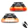 EverBrite 2 Pack Rechargeable Hat Light Waterproof Clip on Cap Light with Memory Function Red Light and Pivoting HeadIPX4 Water Resistant