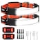 Adelante LED Headlamp Flashlight 2Pack 1000LM 230WideBeam Rechargeable Head Lamp for Adults Red Taillight 8 Clips Waterproof Hard Hat Light Headlamps for Running Hiking and Camping