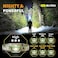 BLITZU Led Headlamp Flashlight for Adults and Kids Super Bright Outdoor Headlight Headlamps Head Lamp with Red Safety Light Great for Running Camping Reading Hiking at Night Time CAMO