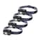 HappyOrange 4 Pack LED Headlamp IPX4 Waterproof Headlight 4 Modes with Red Light 45 Adjustable Lightweight for Camping Hiking Running Fishing Emergency Adults Kids