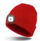 Hatlight Unisex LED BeanieUSB Rechargeable Winter FlashlightChristmas Beanie with a Light for Men