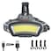 PZZOE Headlamp LED Headlight Rechargeable 22000 High Lumen USB Head Light Head Lamp COB Floodlight with Red Light for Adults Night Fishing Construction Maintenance 90 Adjustable