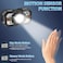 Staaricc Headlamp Rechargeable LED Headlamp with Red Light 2Pack Headlamps for Adults Head Lamps LED Rechargeable Headlight Motion Sensor Head Lights for Forehead Hardhat Running Hunting Camping