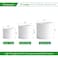 D'vine Dev Dvine Dev 8 Inch 10 Inch 12 Inch Set of 3 Plastic Planter Pots for Plants with Drainage Hole and Seamless Saucers White Color XLarge 74VA5