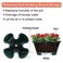 GameXcel Vertical Planter Tower 5 Tier Stackable Garden Planters with Wheels and Tools Plant Pots for Strawberry Herb Flower and Vegetable Indoor Outdoor Use Green