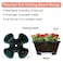 GameXcel Vertical Planter Tower 5 Tier Stackable Garden Planters with Wheels and Tools Plant Pots for Strawberry Herb Flower and Vegetable Indoor Outdoor Use Green