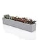 Ten-stone Tenstone 145Inch Grey Rectangle Concrete Succulent Planter Windowsill Boxes