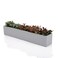Ten-stone Tenstone 145Inch Grey Rectangle Concrete Succulent Planter Windowsill Boxes