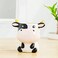 DIYOMR Cute Animal Ceramics Planter Small Succulent Pot Cartoon Shaped Plant Pot for Mini Plants Flower Cactus Smooth Shiny Ceramic Plants Not Included Cow