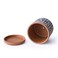 D'vine Dev Dvine Dev Set of 2 Terracotta Pots Diamond Pattern Planter Pot 4 Inch and 6 Inch Pot with Drainage Hole and Saucer TerracottaBlack 31958G2