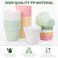 GARDIFE 20 Pack 4 inch Plant pots planters for Indoor Plants Flower pots Color