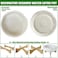 MUZHI White Ceramic Water Lotus Bowl Planter Pot with Bamboo Stand 78 Lotus Shape Hydroponic Water Lily Flower Pot Planter No Drainage Hole