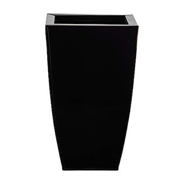 Nearly Natural 13in Tapered Square Metal Planter