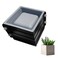 Osilifen Silicone Square Concrete Molds for DIY Flower Pots and Succulent Planters Cube Shape Jar Holder for Bonsai Decorating