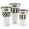 MACKENZIE-CHILDS MACKENZIECHILDS Galvanized Flower Buckets Decorative Metal Buckets Spectator Set of 3