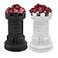Esterno Chess Piece Planter Pots Set of 2 Resin Rook Statues for Home and Office Decor