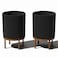 Veradek Demi Series Round Planter wStand for PorchPatio Durable PlasticStone Composite Wooden Stand Modern Dcor for Tall Plants Flowers