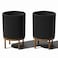 Veradek Demi Series Round Planter wStand for PorchPatio Durable PlasticStone Composite Wooden Stand Modern Dcor for Tall Plants Flowers