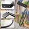 Jiozermi 2 Pack 6 inch Flower Pot Holder Ring Flower Pot Holder Ring Wall Mounted Set Wall Mounted Metal Planter Hanger Matte Black Hanging Plant Holder