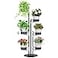 VIVOSUN Metal Plant Stand 6Tier Tall Vertical Planter Tower with SelfWatering Planters Modular Shelf for Indoor Outdoor Use
