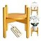 Meryotsa Bamboo Plant Stand Indoor Water Dispenser Stand MultiPurpose Bamboo Base Plant Stands Indoor for Home and Office Dcor