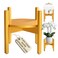 Meryotsa Bamboo Plant Stand Indoor Water Dispenser Stand MultiPurpose Bamboo Base Plant Stands Indoor for Home and Office Dcor