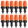 DGZZI Drip Irrigation Misting Nozzles 12PCS Adjustable Garden Sprinkler Head Atomizer